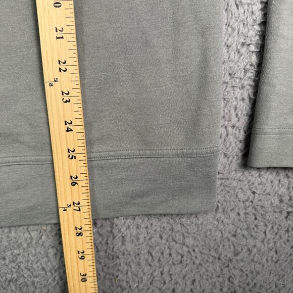 Lululemon Reversible Sweatshirt Mens M Gray Geometric Crewneck Pullover Stretch - Picture 9 of 10